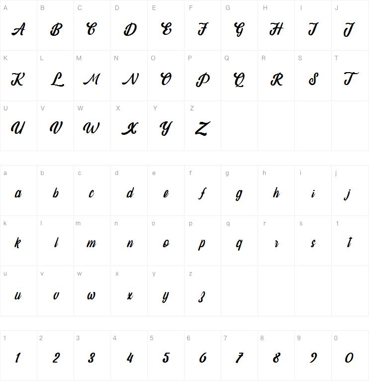 amaranthine demo字体