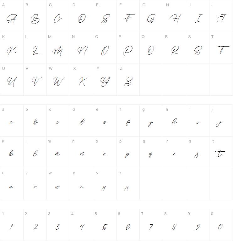 Amatera Hours字体