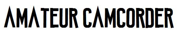 Amateur Camcorder字体