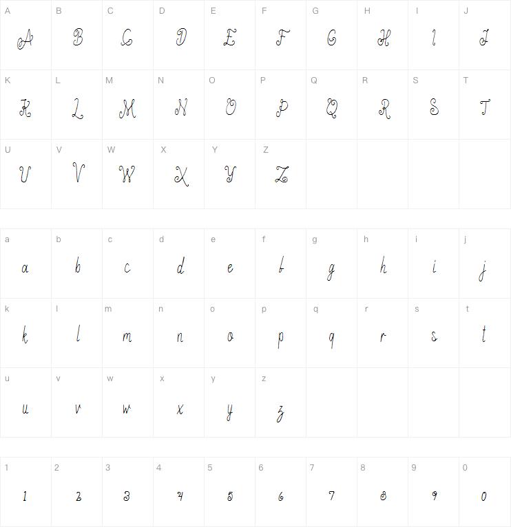Ameliana字体