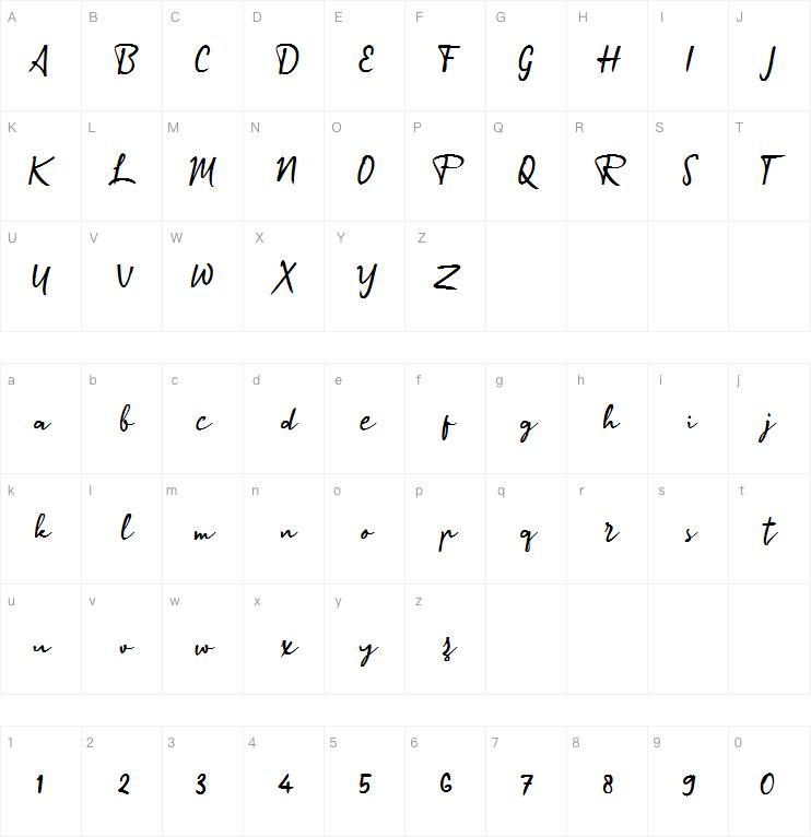 a Amenity Kits字体