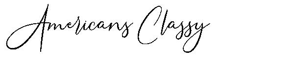 Americans Classy