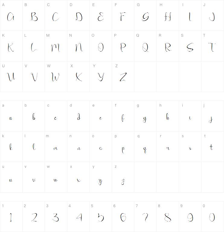 Amillea字体