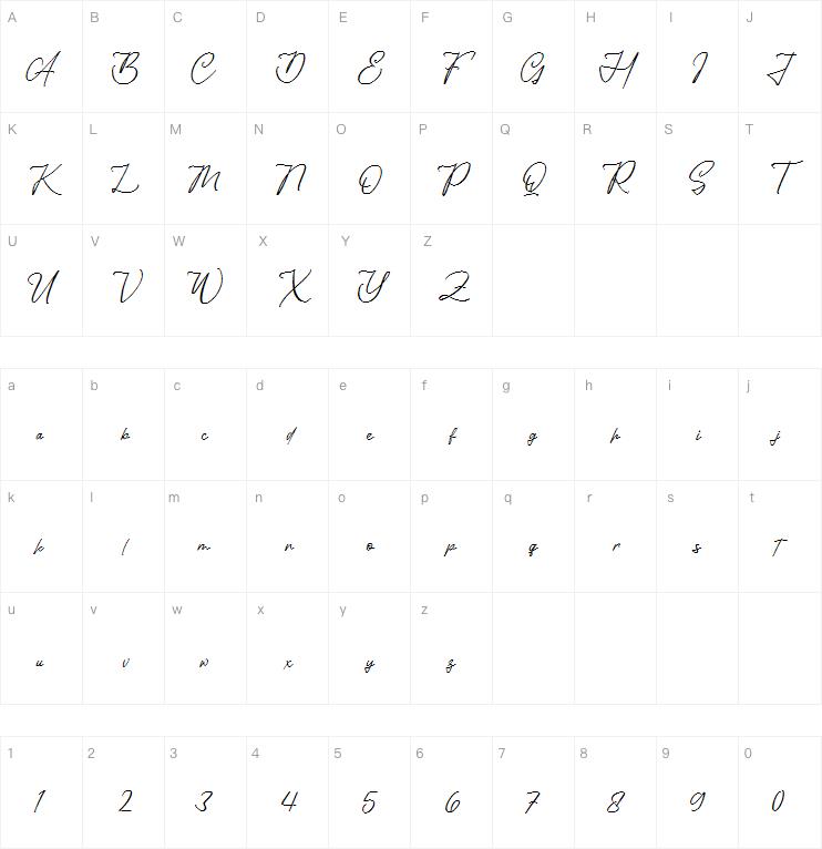 Amorillan Orgendam字体