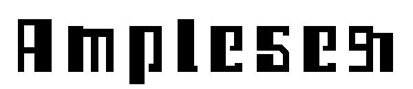 Ampleser字体