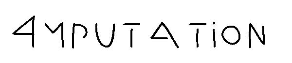 Amputation字体