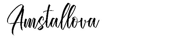 Amstallova字体