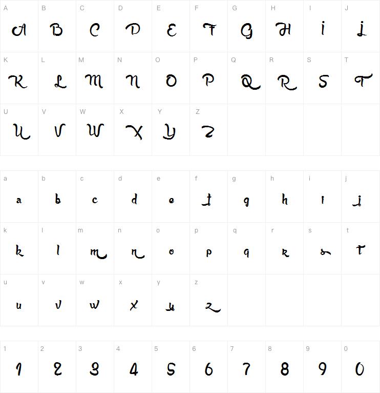 Anabelle Script 字体