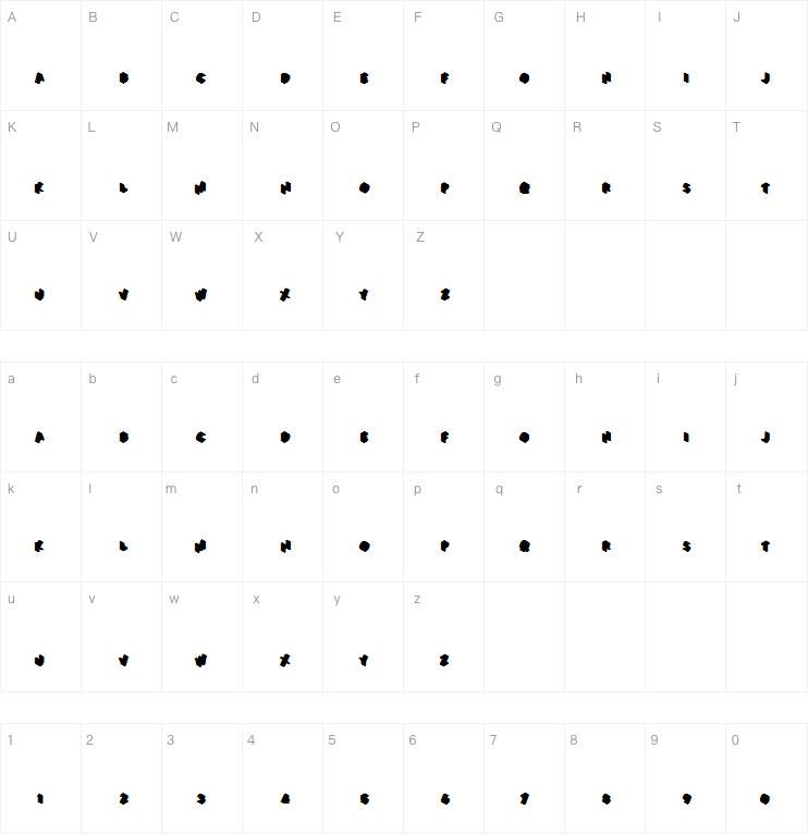 Anaglyph Isometric字体
