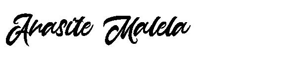 Anasite Malela字体