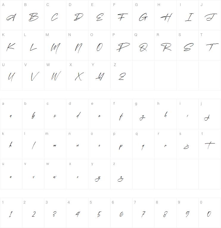 Andalosia字体