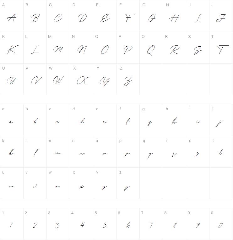 Andellia Davilton字体