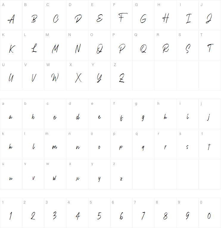 Andrellina字体