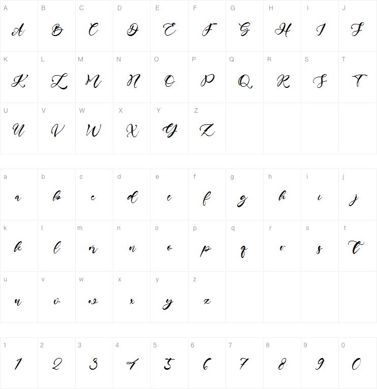 Andrew Script字体
