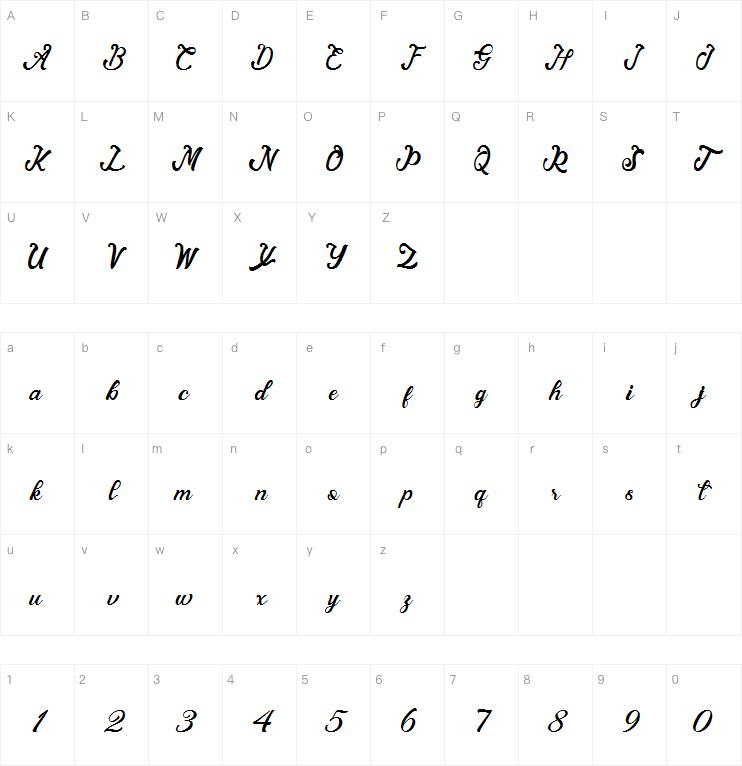 Andy Tusvah字体