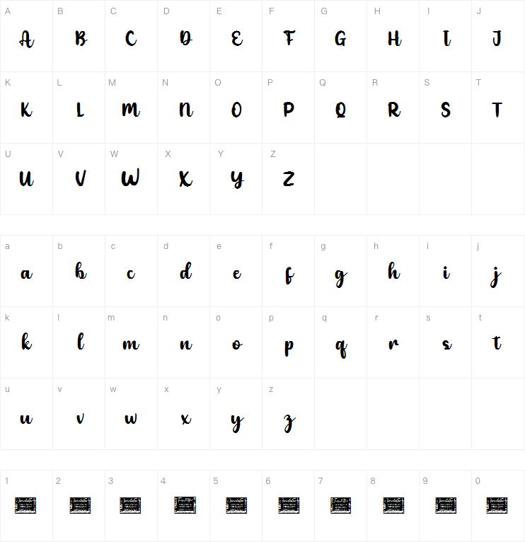 Anethysta Personal字体