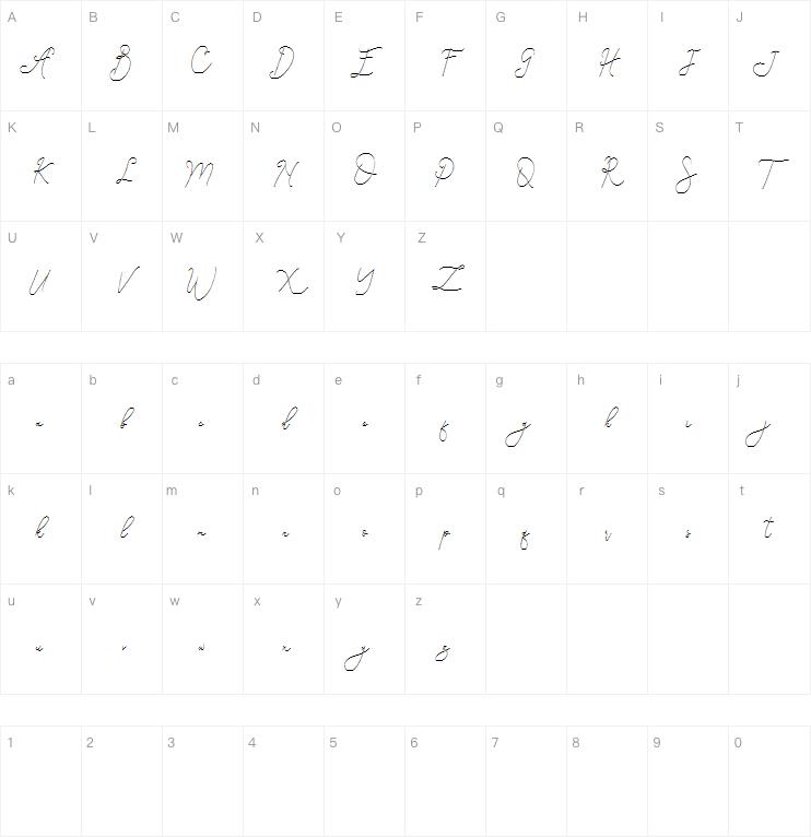 Angela Beauty Script字体