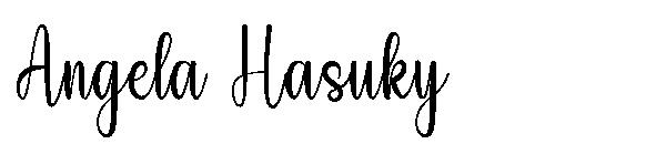 Angela Hasuky字体