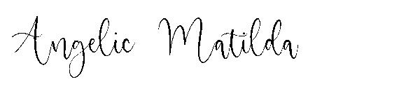 Angelic Matilda字体