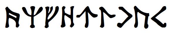 Angerthas字体