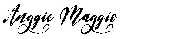 Anggie Maggie字体