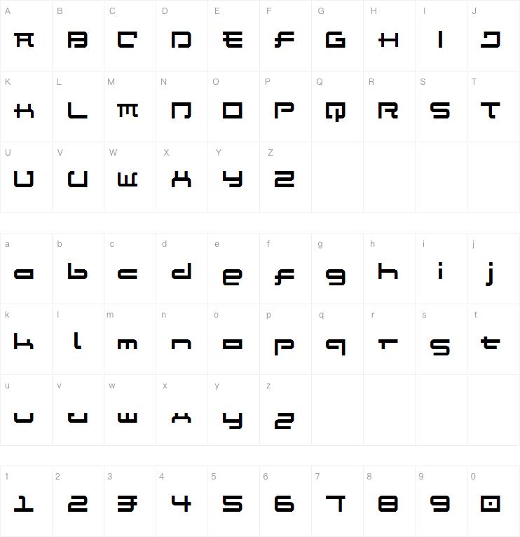 Anglo Katakana字体