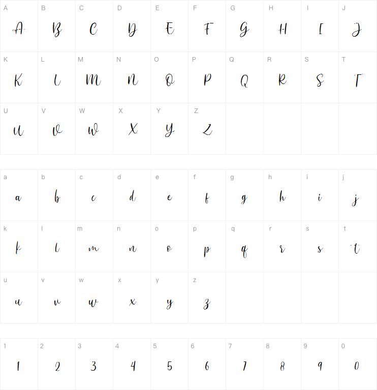 Anjani Script字体