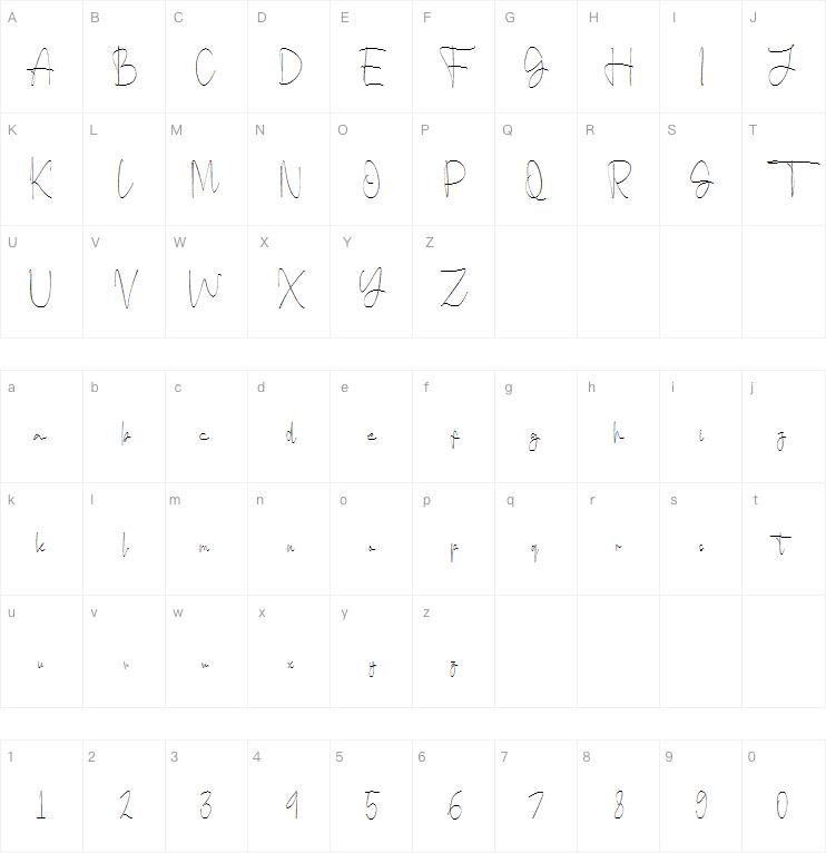Anjany Sallentiny字体