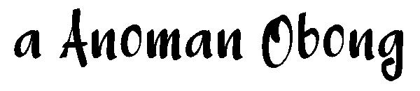 a Anoman Obong字体