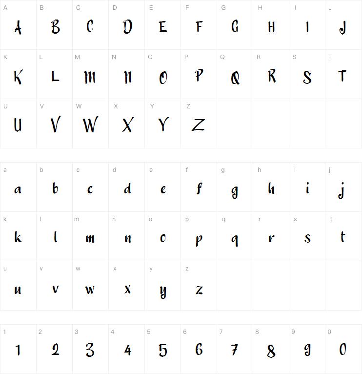 a Anoman Obong字体