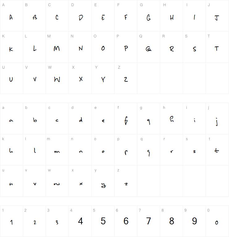 Another Monday字体