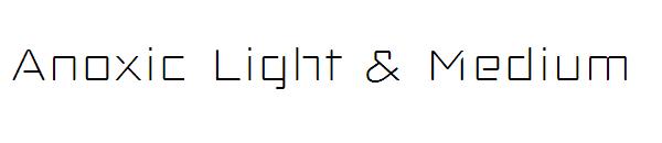 Anoxic Light & Medium字体