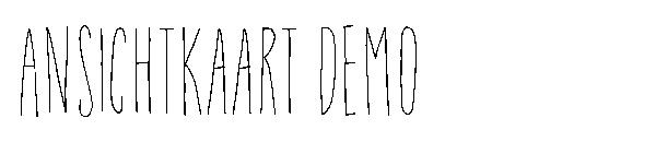 Ansichtkaart DEMO
