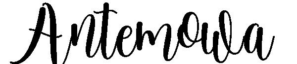Antemowa字体