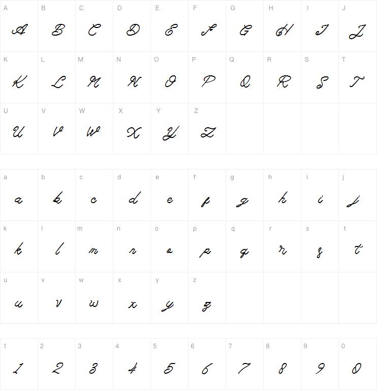 Anthalucya字体