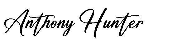 Anthony Hunter字体