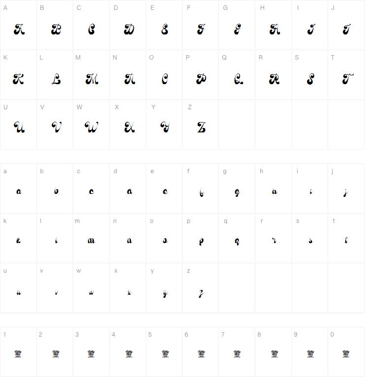 Antique Vignette字体