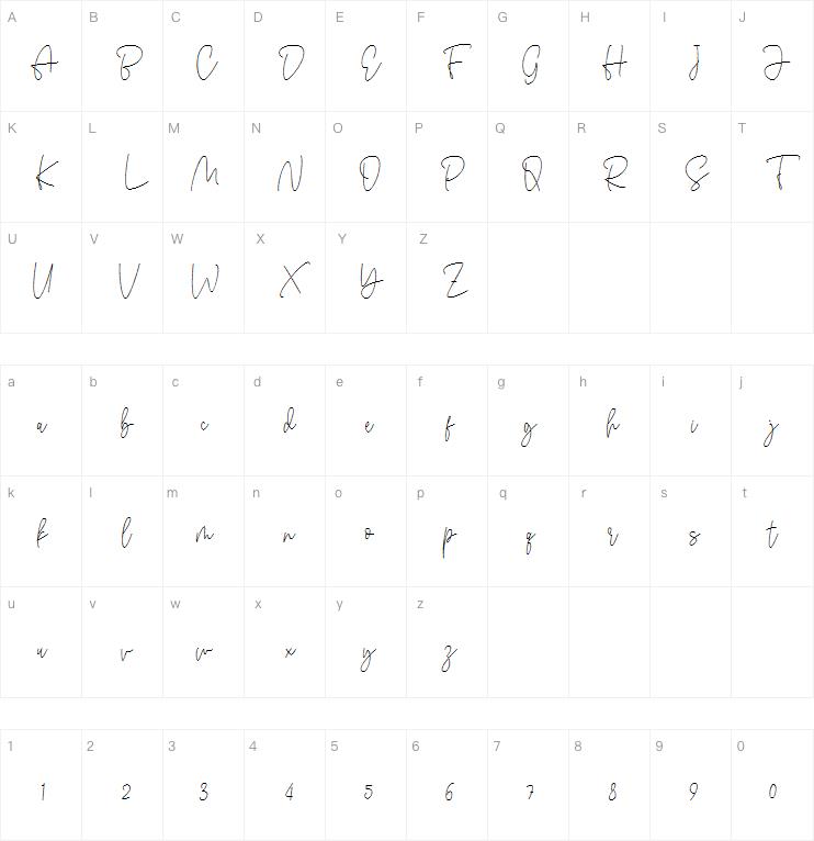 Antouk Signature字体