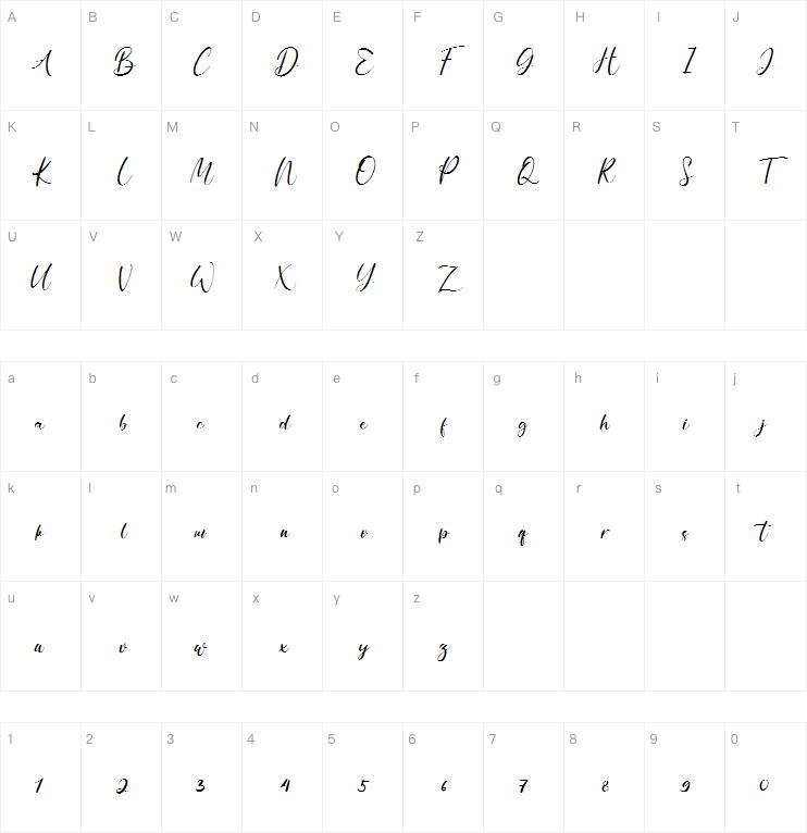 Anythings字体