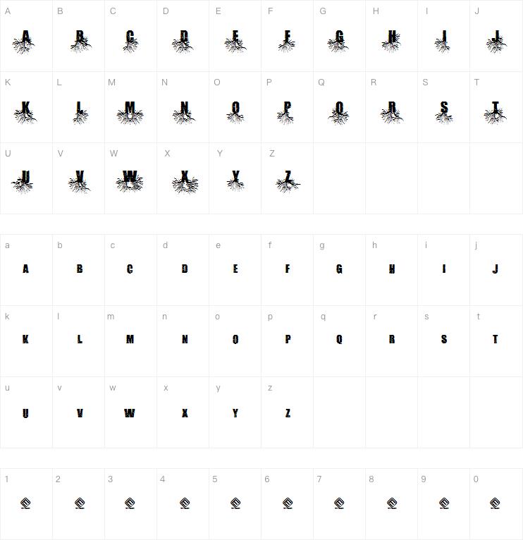 Aokigahara字体