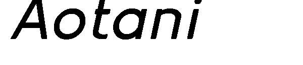 Aotani字体