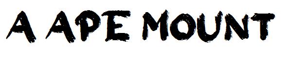 a Ape Mount字体