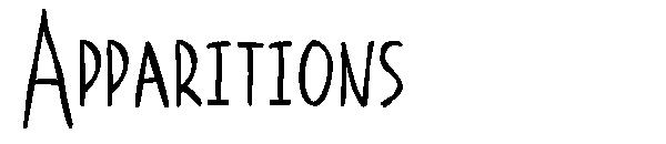 Apparitions字体