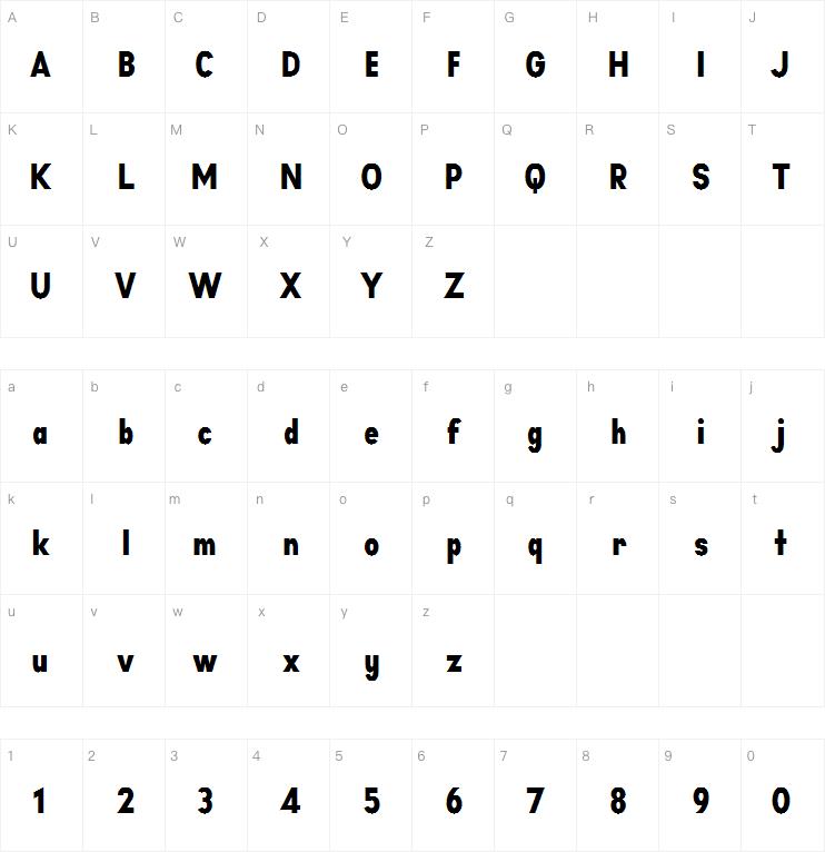 Aprikas Bold Demo字体