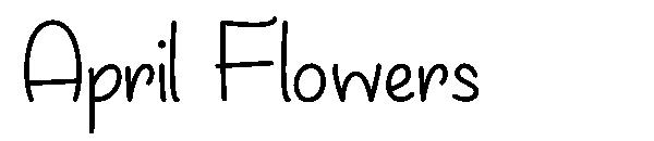 April Flowers字体