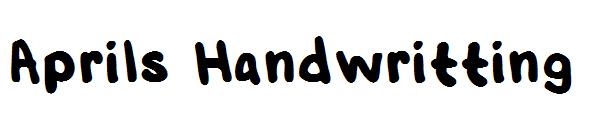 Aprils Handwritting