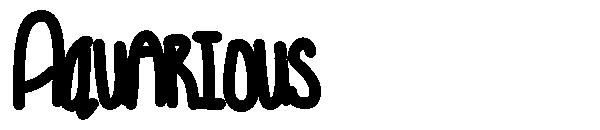 Aquarious字体