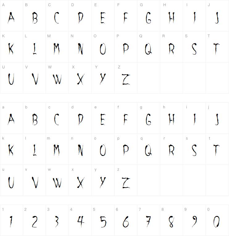 aracnoide字体