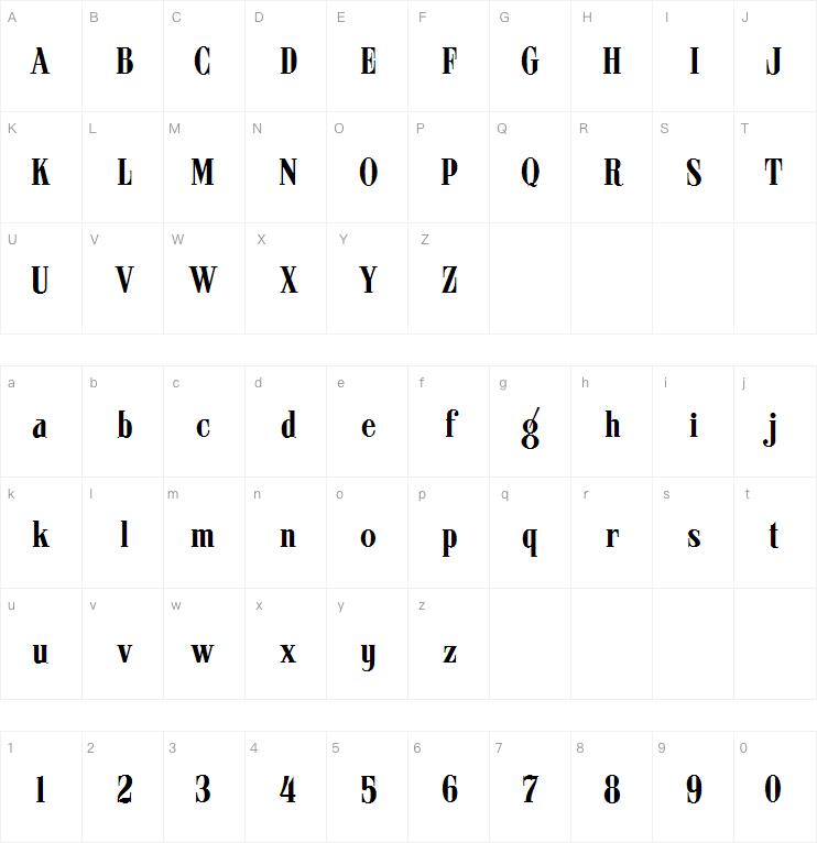 ARB 08 Extreme Roman AUG-32 CAS字体