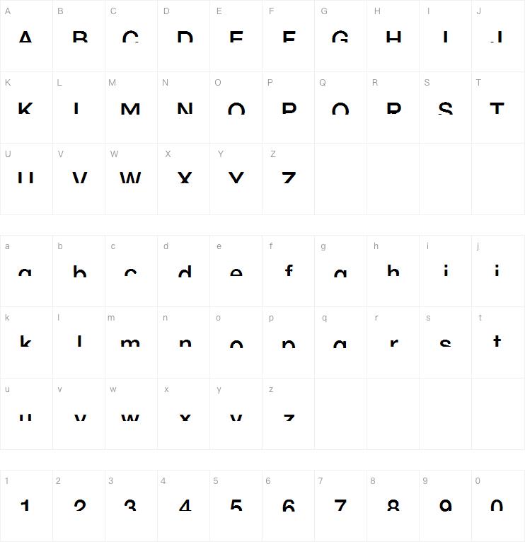 Are Halfs Enough字体